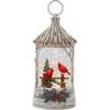 10.875-Inch Battery Operated USB LED Lighted Lantern with Cardinals and Spinning Glitter Water - Other Accents - 1 - thumbnail