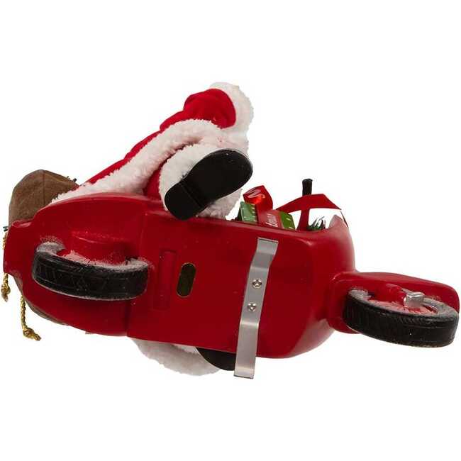 10-Inch Fabriché Santa on Scooter - Other Accents - 6