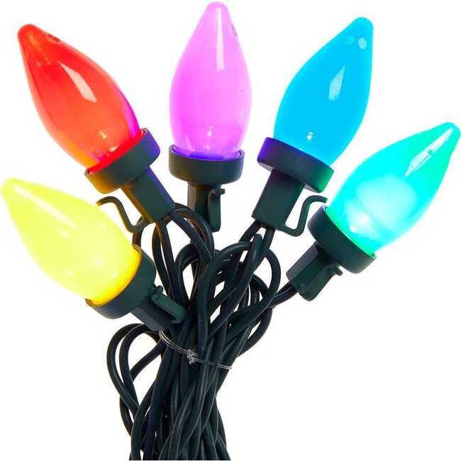 100 Lights Multi-LED C7 OPAQUE String Lights