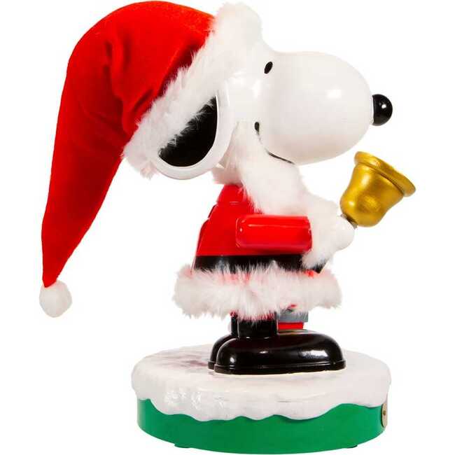 10-Inch Battery-Operated Musical Santa Snoopy Nutcracker - Nutcrackers - 3