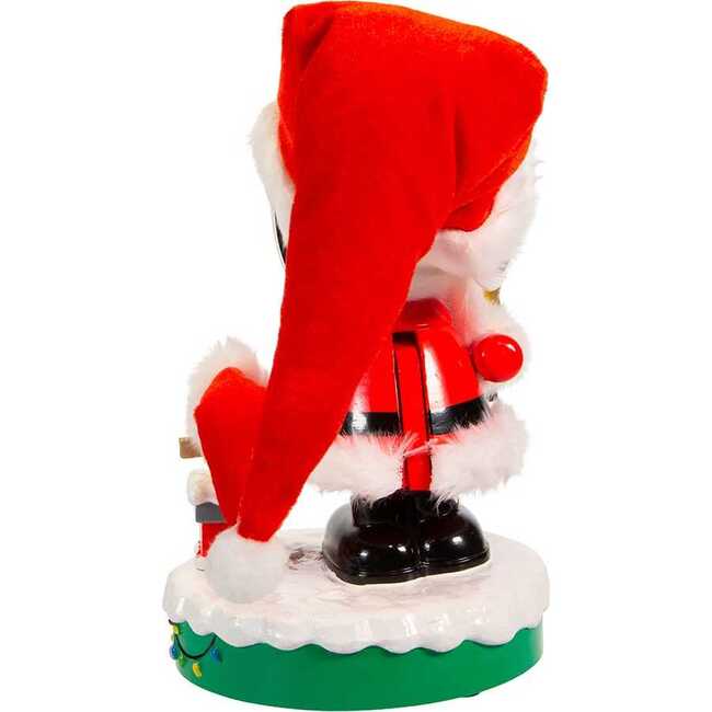 10-Inch Battery-Operated Musical Santa Snoopy Nutcracker - Nutcrackers - 4