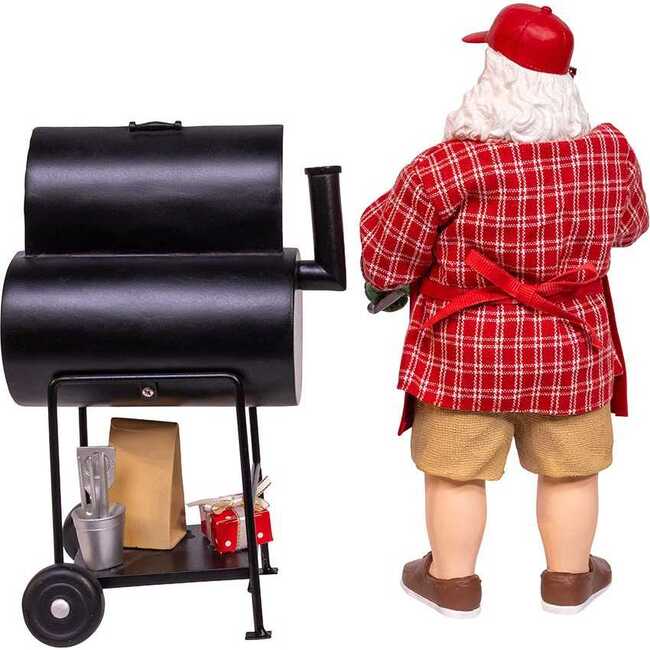 10.75-Inch Barbecue Grill Santa - Other Accents - 3