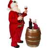 10.5-Inch Fabriché Wine Tasting Santa, 2 Piece Set - Other Accents - 2