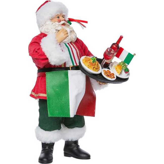 10.5-Inch Musical Italian Santa - Other Accents - 2