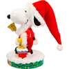 10-Inch Battery-Operated Musical Santa Snoopy Nutcracker - Nutcrackers - 5