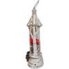 10.875-Inch Battery Operated USB LED Lighted Lantern with Cardinals and Spinning Glitter Water - Other Accents - 4