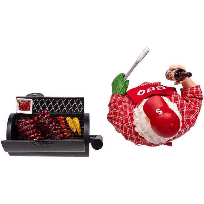 10.75-Inch Barbecue Grill Santa - Other Accents - 5