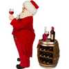 10.5-Inch Fabriché Wine Tasting Santa, 2 Piece Set - Other Accents - 4