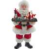 10.5-Inch Fabriché Santa Holding Tray of Wine - Other Accents - 1 - thumbnail
