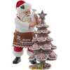 10.5-Inch Fabriché Santa Decorating Gingerbread Tree, 2-Piece Set - Other Accents - 1 - thumbnail