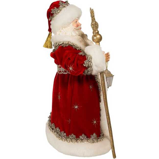 10.5-Inch Fabriché Regal Red Santa Table Piece - Other Accents - 2