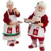 10.5-Inch Fabriché Mr. and Mrs. Santa, 2-Piece Set - Other Accents - 1 - thumbnail