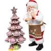 10.5-Inch Fabriché Santa Decorating Gingerbread Tree, 2-Piece Set - Other Accents - 2