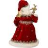 10.5-Inch Fabriché Regal Red Santa Table Piece - Other Accents - 3