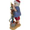 10.5-Inch Fabriché Beach Santa With Lighted Sign - Other Accents - 2