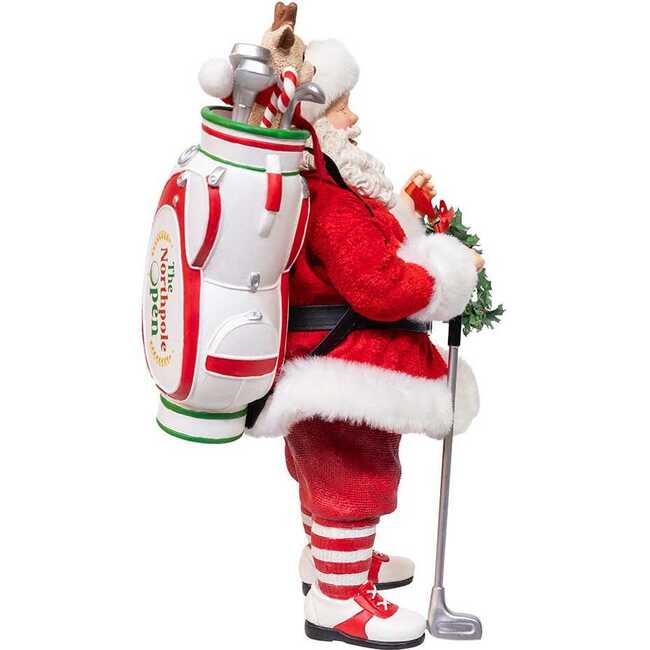 10.5-Inch Fabriché Golf Santa - Other Accents - 2