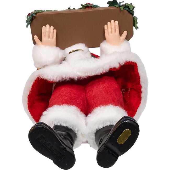 10.5-Inch Fabriché Santa Holding Tray of Wine - Other Accents - 6