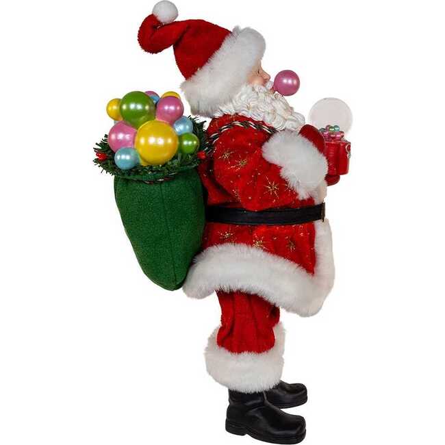 10.5-Inch Fabriché Bubblegum Santa - Other Accents - 2