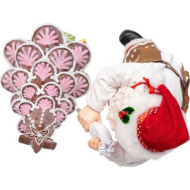 10.5-Inch Fabriché Santa Decorating Gingerbread Tree, 2-Piece Set - Other Accents - 5