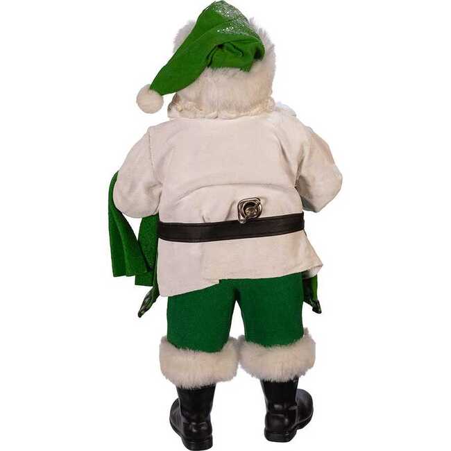 10.5-Inch Fabriché Musical Irish Chef Santa - Other Accents - 4