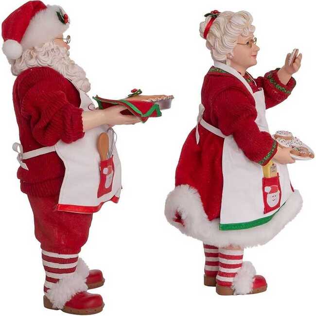 10.5-Inch Fabriché Mr. and Mrs. Santa, 2-Piece Set - Other Accents - 3