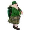 10.5-Inch Fabriché Musical Irish Bagpiper Santa - Other Accents - 2