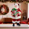 10.5-Inch Fabriché Santa With Box of Donuts - Other Accents - 7