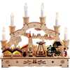10.25-Inch Wooden LED Light-Up Musical/Motion Christmas Village - Other Accents - 1 - thumbnail