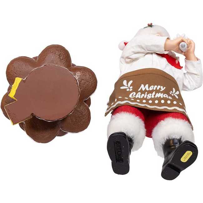 10.5-Inch Fabriché Santa Decorating Gingerbread Tree, 2-Piece Set - Other Accents - 6