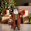 10.5-Inch Fabriché Wine Santa - Other Accents - 7