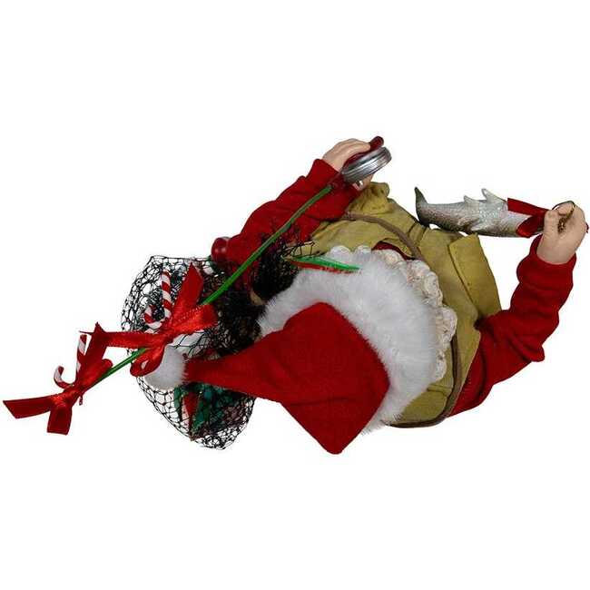 10.5-Inch Fabriché Fisherman Santa - Other Accents - 5