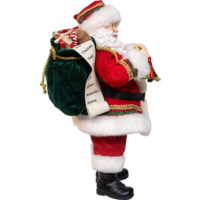 10.5" Fabriché Traditional Santa with December 25th Calendar - Other Accents - 2