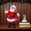 10.5-Inch Coca-Cola Santa Holding Two Six Packs Table Piece - Other Accents - 2