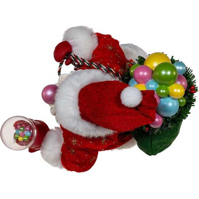 10.5-Inch Fabriché Bubblegum Santa - Other Accents - 5