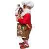 10.5-Inch Fabriché Chef Santa Decorating Gingerbread House - Other Accents - 4