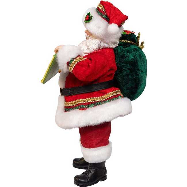 10.5" Fabriché Traditional Santa with December 25th Calendar - Other Accents - 4