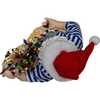 10.5-Inch Fabriché Beach Santa With Lighted Sign - Other Accents - 5