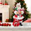 10.5-Inch Fabriché Santa With Christmas Candy and Bag - Other Accents - 7