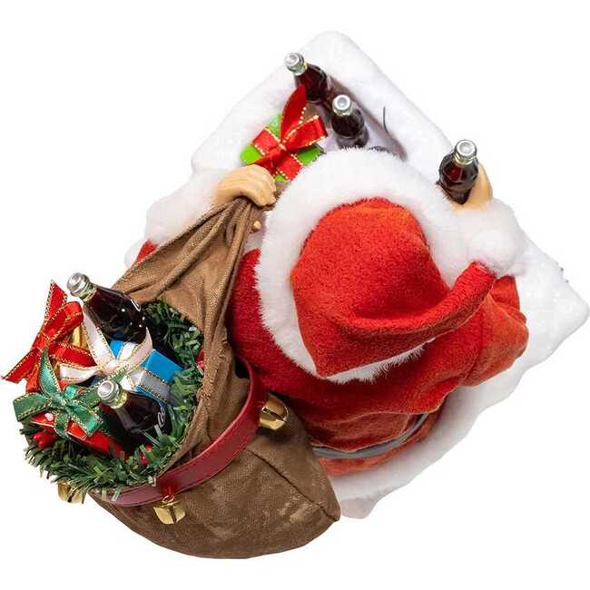 10.5-Inch Coca-Cola Santa in Chimney Christmas Tablepiece - Other Accents - 5