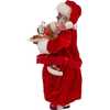 10.5-Inch Fabriché Black Santa in Pajamas and Robe - Other Accents - 4