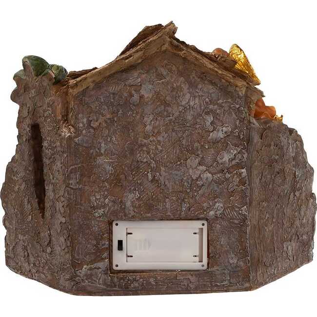 10.4-Inch Battery Operated Light-Up Nativity Table Piece - Other Accents - 4
