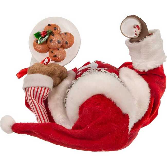 10.5-Inch Fabriché Black Santa in Pajamas and Robe - Other Accents - 5