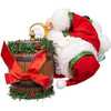 10.5-Inch Fabriché Beer Santa with Barrel - Other Accents - 5