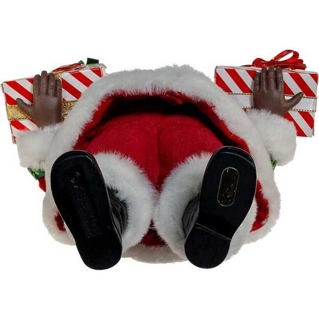 10.5-Inch Fabriché African American Santa with Gifts - Other Accents - 6