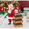 10.5-Inch Coca-Cola Santa with Delivery Cart Set of 2 Pieces - Other Accents - 7