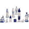 1.97-6.7-Inch Porcelain Delft Blue Nativity Set, 11-Piece Set - Other Accents - 4