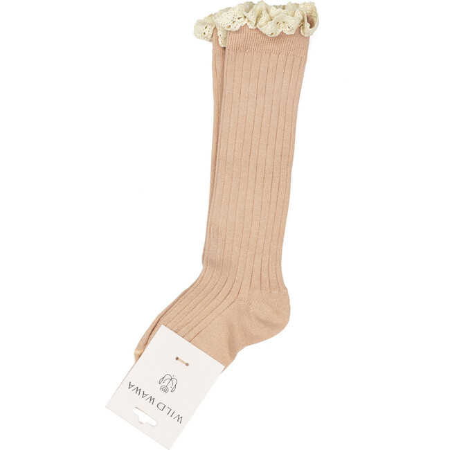 Knee High Socks, Dusty Pink