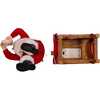 10.5-Inch Battery-Operated Fabriche Santa Decorating LED Gingerbread House Table Piece - Other Accents - 6