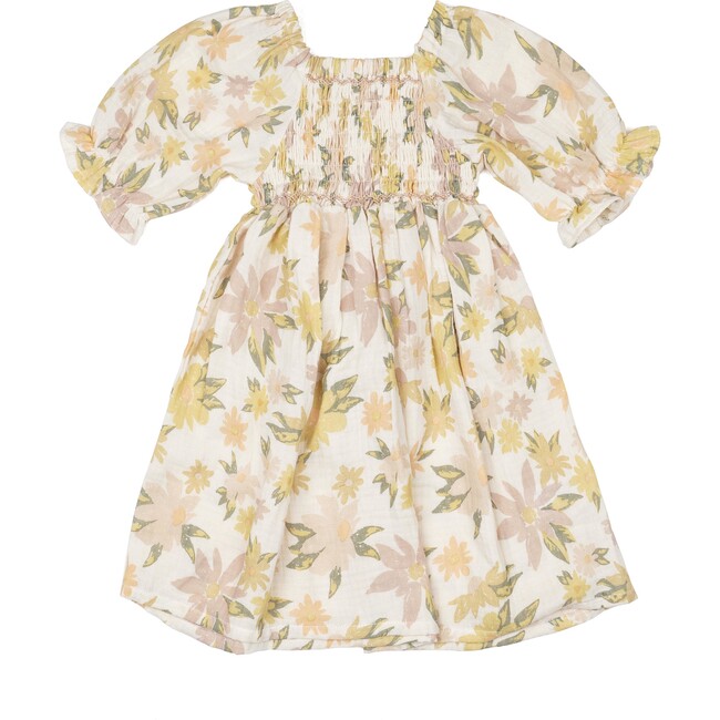 Ivy Dress, Mauve Meadow