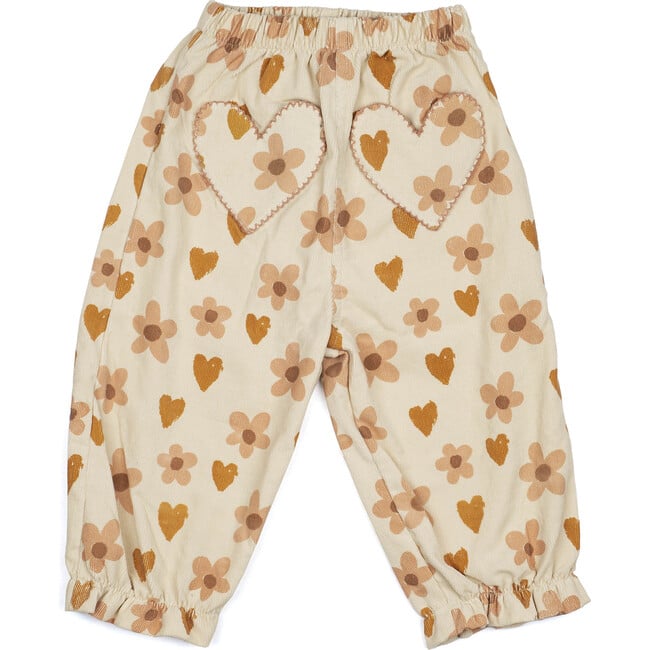Heart Pocket Pants, Desert Rose Hearts